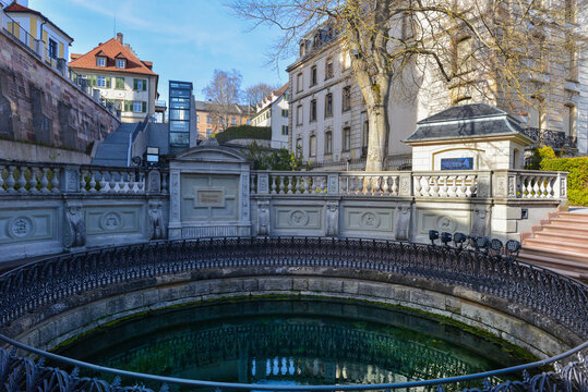 Donaubachquelle in Donaueschingen im Schwarzwald-Baar-Kreis, Baden-W&uuml;rttemberg