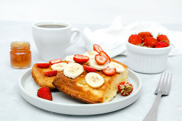 toast with jam