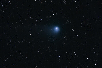 Comet Panstarr C/2017 K2, an Oort cloud comet with an inbound hyperbolic orbit, photographed on July 22, 2022