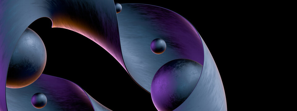 Spheres in the flow.