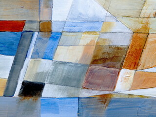 A detail from an abstract painting.