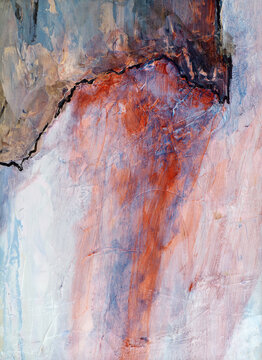 A closeup detail from an abstract painting.