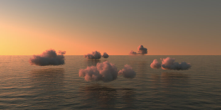 Clouds at sunset