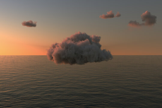 Fototapeta Clouds at sunset