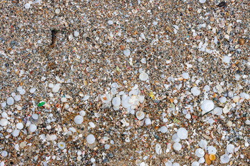 Detail of Spiaggia di Porto Tramatzu beach, Sardinia island