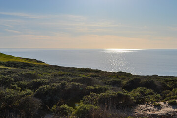 Naklejka premium Beach cliffs