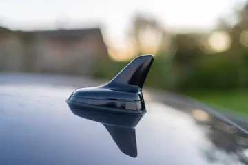 Fotobehang Antena de un coche. © josfor