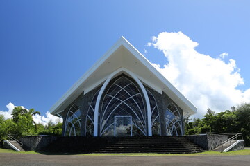 Kapelle in Misibis Bay auf der Insel Cagraray, Provinz Albay, Philippinen