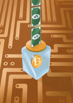 Bitcoin Savings Jar