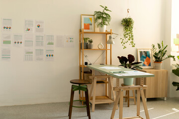 Modern office with natural light