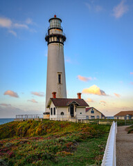 lighthouse at sunrise
