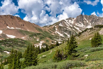 Keuken spatwand met foto Colorado mountain scenery landscapes © skostep