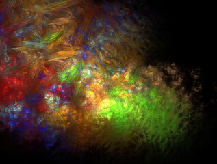 Fototapeta premium Imaginatory fractal abstract background Image