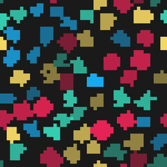 Fototapeta premium Set line Pirate captain, Lighthouse, hat and Wanted poster pirate on seamless pattern. Vector