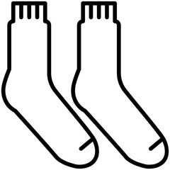 Socks Icon Line Style