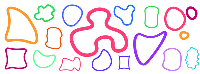 Funky Wobbly Frame Shapes