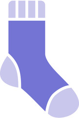 Sock Icon Flat Style
