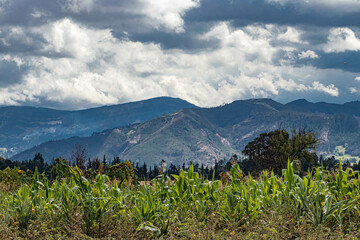 landscape with sky and clouds