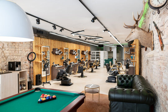 Modern Barbershop Space
