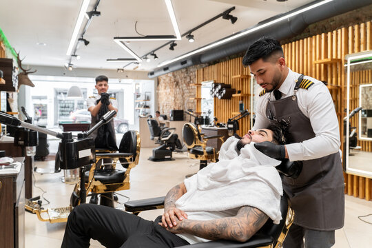 Luxury Skincare Procedures At Spacious Barbershop