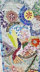 Fototapeta premium detail of a mosaic of a mosaic