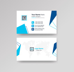 Modern Creative Clean Business Card Design Template Vector