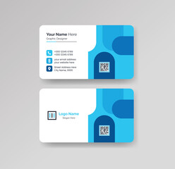 Modern Creative Clean Business Card Design Template Vector