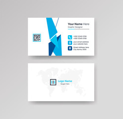 Modern Creative Clean Business Card Design Template Vector