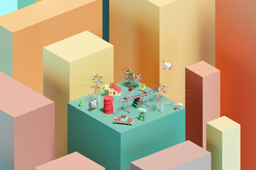 Consumer Price Index CPI / inflation indicators financial concept