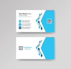 Modern Creative Clean Business Card Design Template Vector