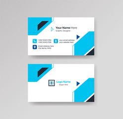 Modern Creative Clean Business Card Design Template Vector