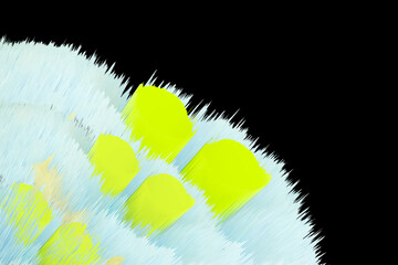 Abstract Background 3D on a black background.