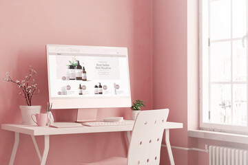 Minimal Desktop Online Shop
