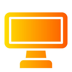 Monitor gradient icon