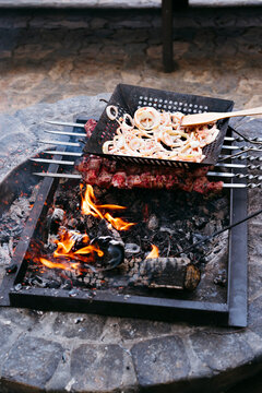 Outdoor barbecue season.