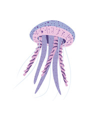 flat jellyfish design
