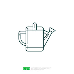 Watering Can Vector line icon