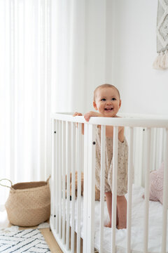Baby in bed