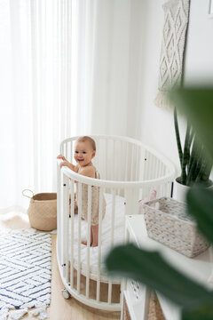 Baby in bed