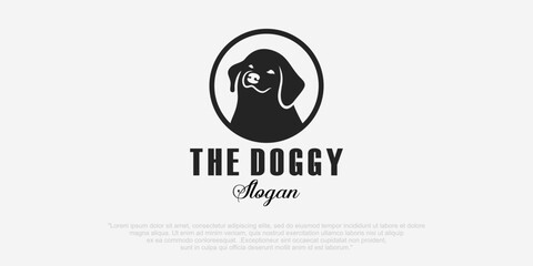 Dog logo Design Vector Template. Dog icon logo vector