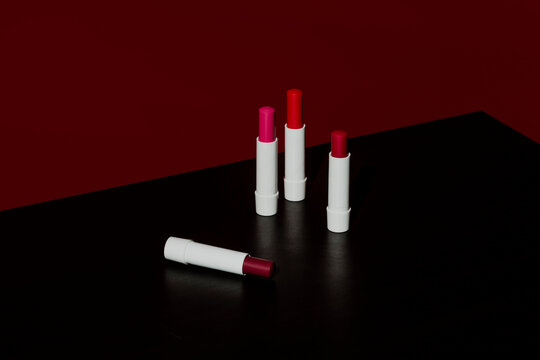 Red colors lipsticks