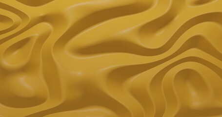 Fototapeta na wymiar abstract orange wave background 3D illustration