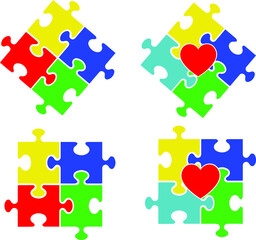 Autism Puzzle Heart 1