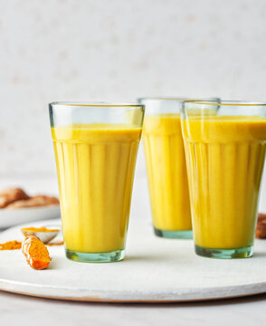 Turmeric and almond milk latte