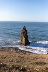 rocks and sea