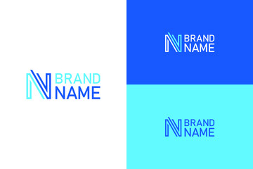 Letter N concept. Very suitable for symbol, logo, company name, brand name, personal name, icon and many more.