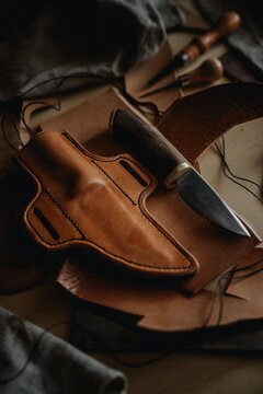 Leather Crafting and Bladesmithing. 