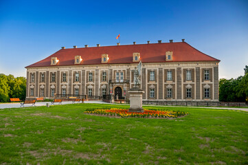 Fototapeta na wymiar Zagan Palace, town in Lubusz Voivodeship, Poland.