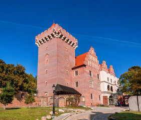 Fototapeta na wymiar Castle on the Przemyslaw Hill. Poznan, Greater Poland Voivodeship, Poland.