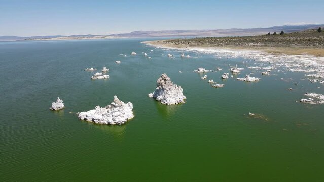 Mono Lake in midday sun